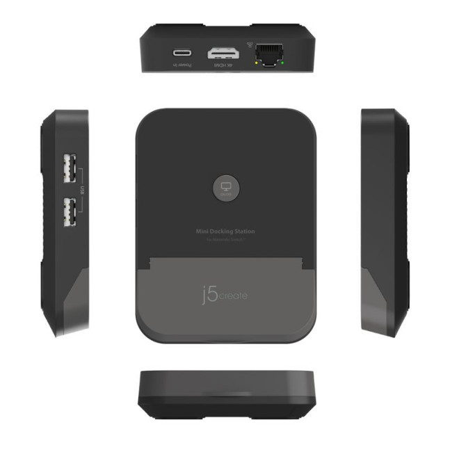 Док станція Nintendo Switch (HDMI/PD/USB-A/USB-C/LAN)