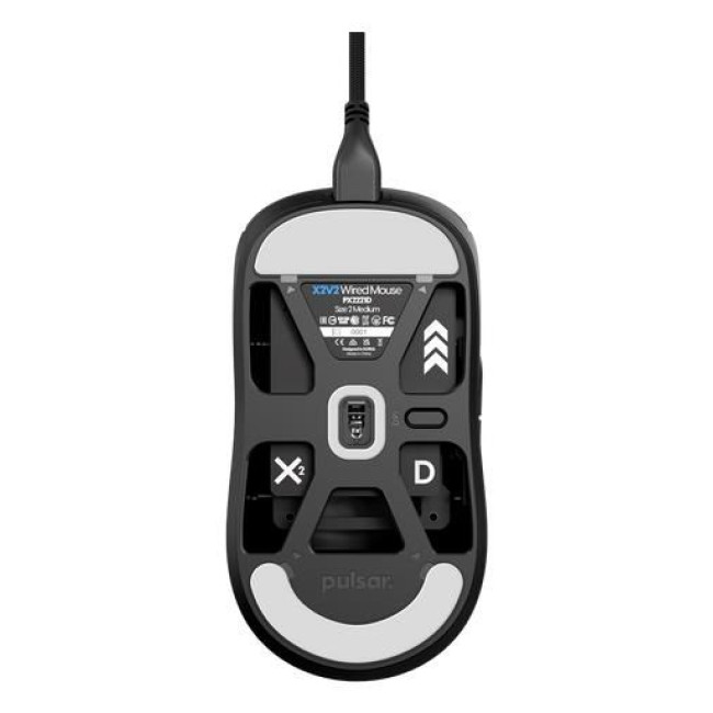 Миша дротова PULSAR X2  Medium чорна
