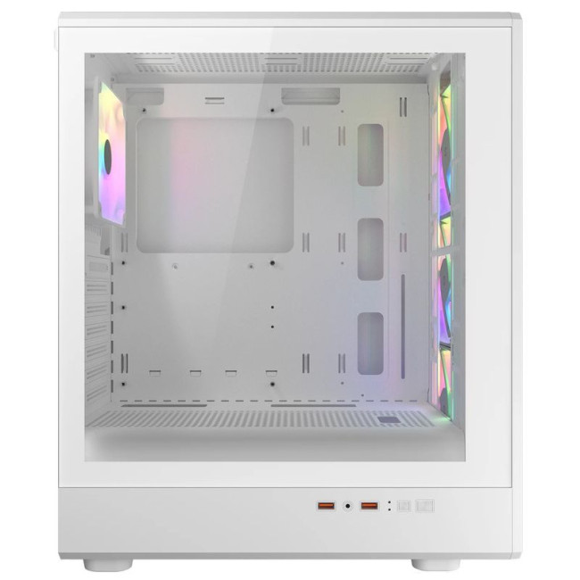 Ігровий корпус, 3*120mm RGB, 1*120mm ARGB вентилятори передвстановлені, ATX/mATX/mini-ITX, скляне вікно