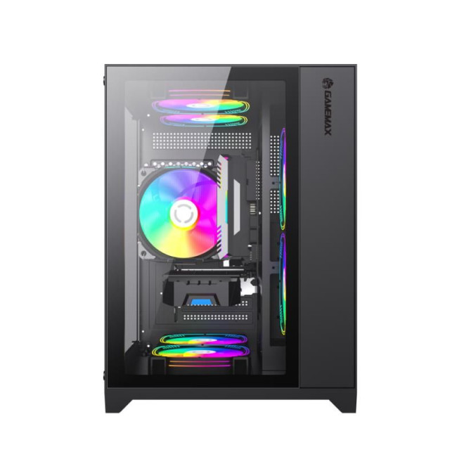 Корпус для комп'ютера MATX W/O PSU INFINITY MINI BLACK GAMEMAX