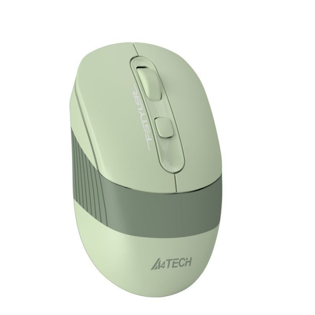 Миша бездротова Fstyler, Bluetooth / 2.4 ГГц, вбудований акумулятор, 2000 DPI, USB, зелений