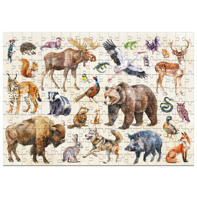 Монтессорі пазл Dodo Лісові тварини, 200 елементів (300629)