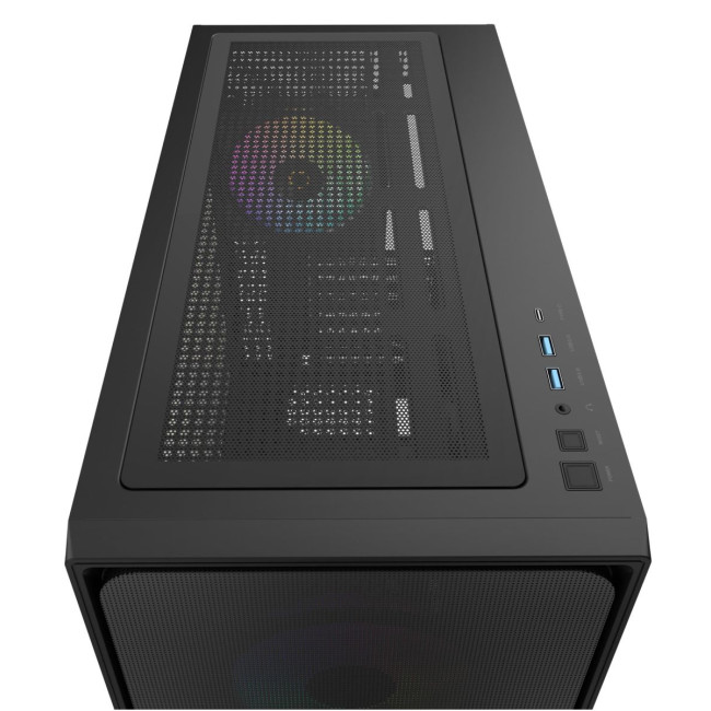 Корпус для комп'ютера ATX W/O PSU DELTA C70 BK ARGB (DELTA-C70-BKG400XX-GL) OCYPUS