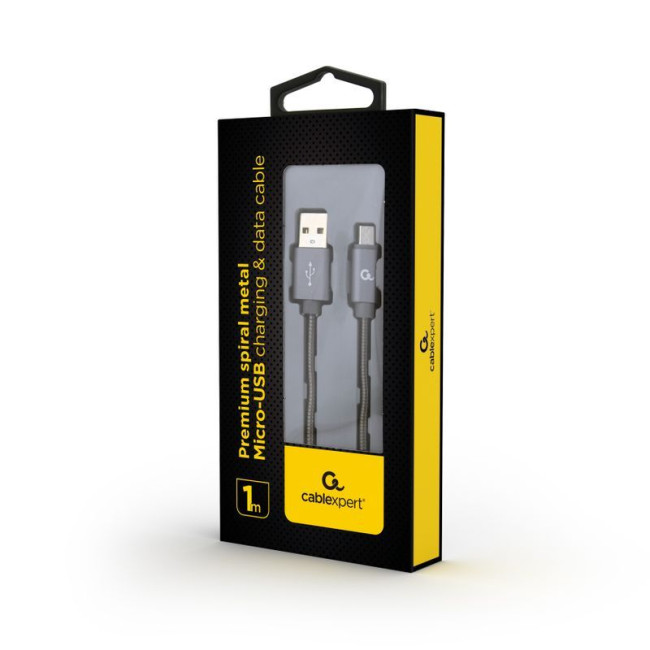 Кабель micro USB 2.0 A-тато/Micro B-тато, преміум, 2.1 А