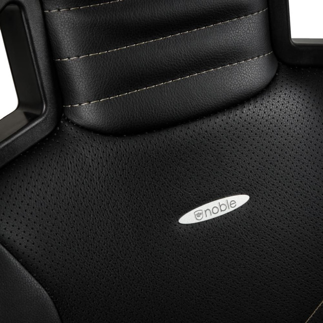 Ігрове крісло Noblechairs EPIC штучна шкіра, чорний/золотий