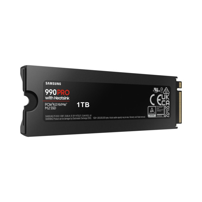 Твердотільний запам’ятовувальний пристрій накопичувач (SSD) G4 M.2 NVME 1TB W/HS 990 PRO MZ-V9P1T0CW SAMSUNG