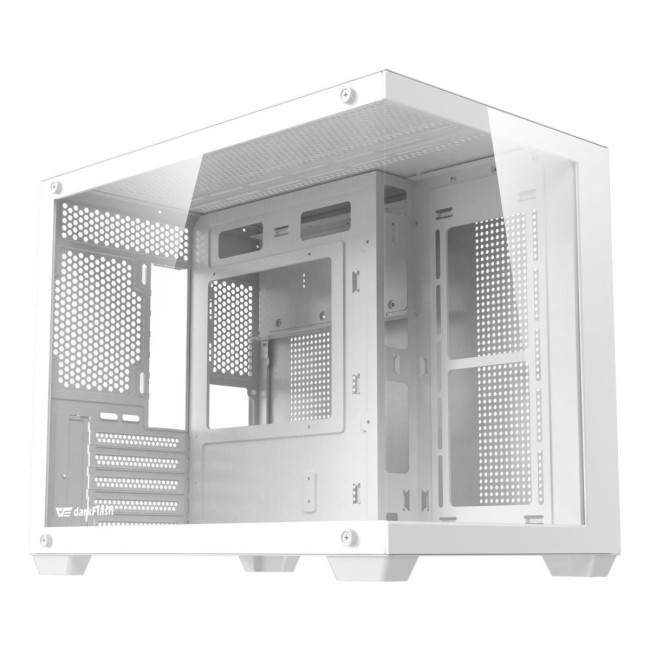CASE MINITOWER MATX W/O PSU/B275 PRO WHITE DARK FLASH