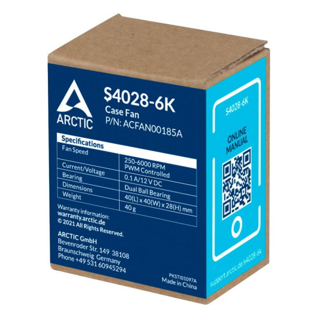 Корпусний вентилятор 40MM S4028-6K ACFAN00185A ARCTIC