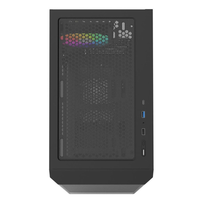 CASE MIDITOWER ATX W/O PSU/BLACK X2 PLUS (B) MONTECH