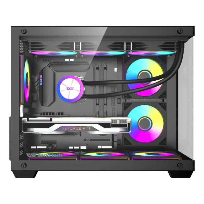 CASE MINITOWER MATX W/O PSU/B275 PRO BLACK DARK FLASH