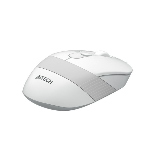 Миша дротова безшумна Fstyler, USB, 1600 dpi, білий