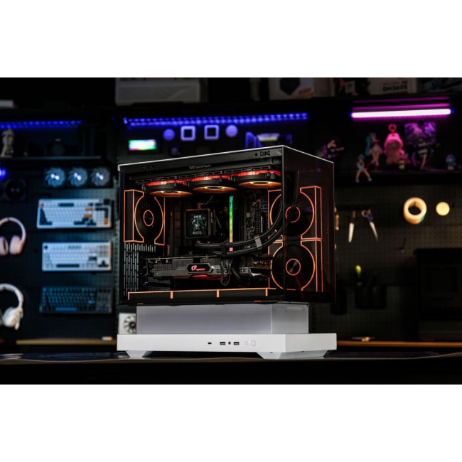 CASE MINITOWER MATX W/O PSU/F1 WHITE DARK FLASH