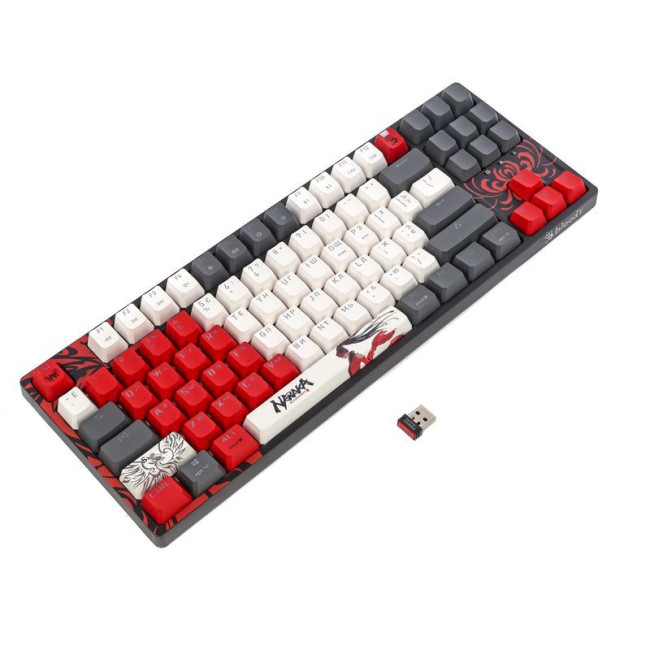 Клавіатура бездротова механічна ігрова, USB, RGB підсвічування, BLMS Red Plus Switch