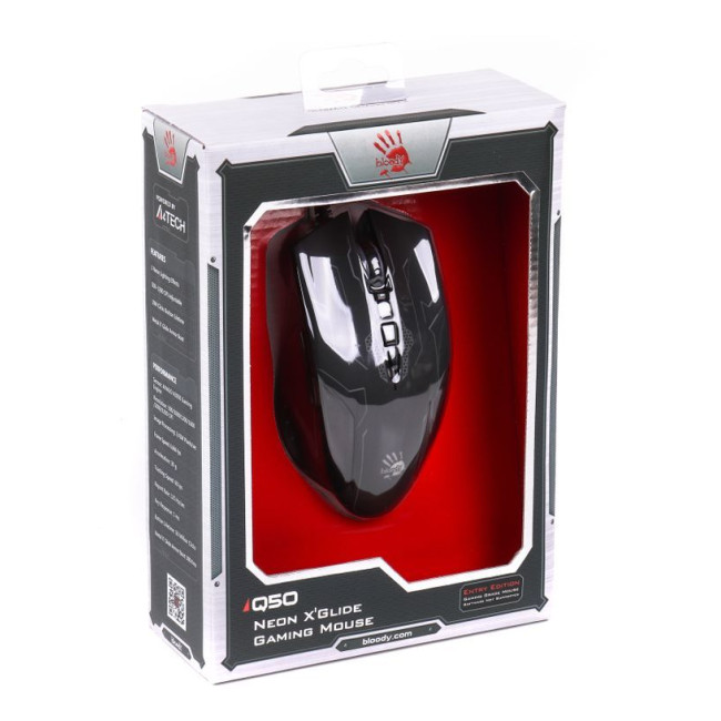 Ігрова миша Bloody Neon XGlide, оптична 3200 CPI