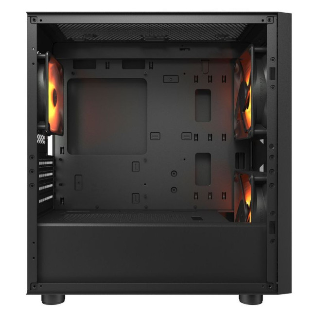 Ігровий корпус, 2*140mm, 1*120mm ARGB вентилятори передвстановлені, mATX/mini-ITX, USB3.0 x 2, USB3.0x2, USB2.0x1, Audio x1, скляне вікно