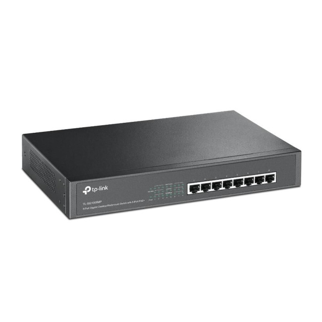 Стієчний свитч з 8 портами PoE +, TL-SG1008MP  TP-Link
