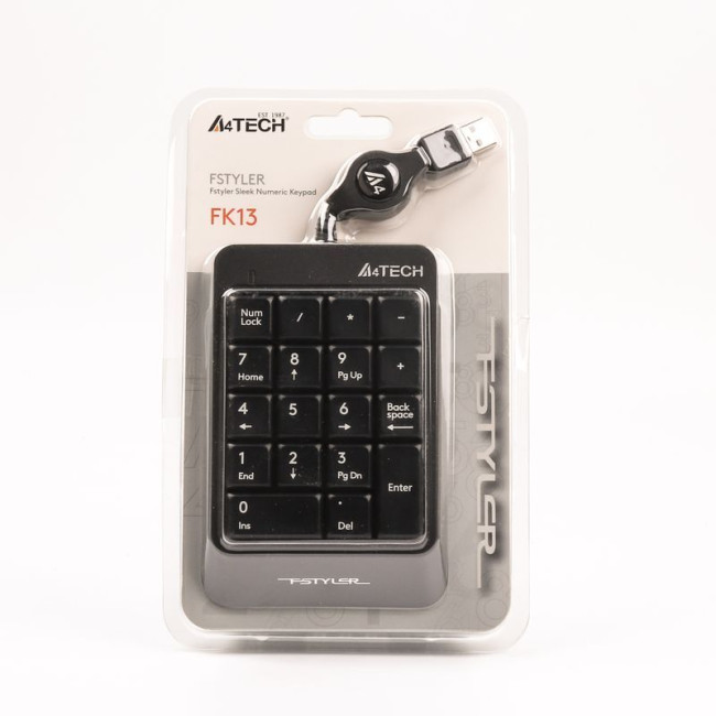 Цифрова клавіатура Fstyler, USB, кабель, що змотується (70 см)