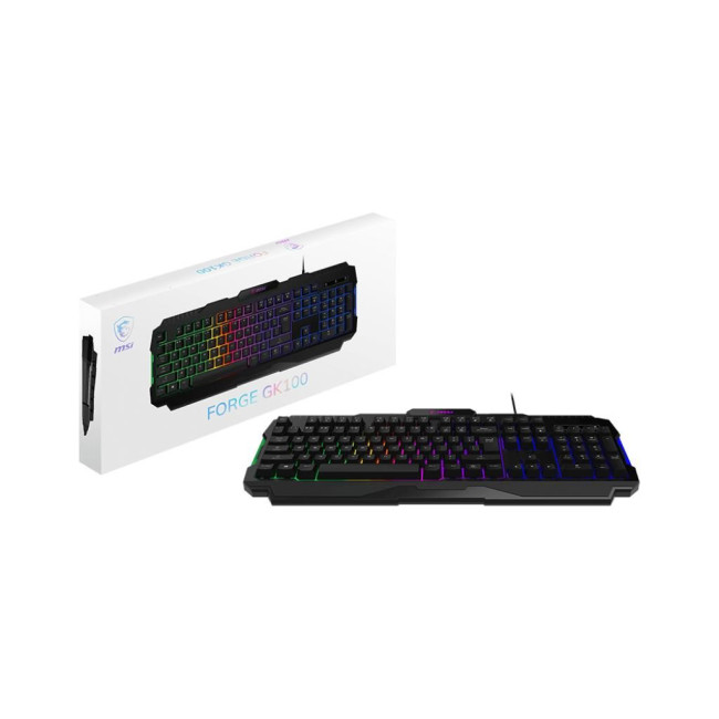 Клавіатура GAMING BLACK UA FORGE GK100 UA MSI