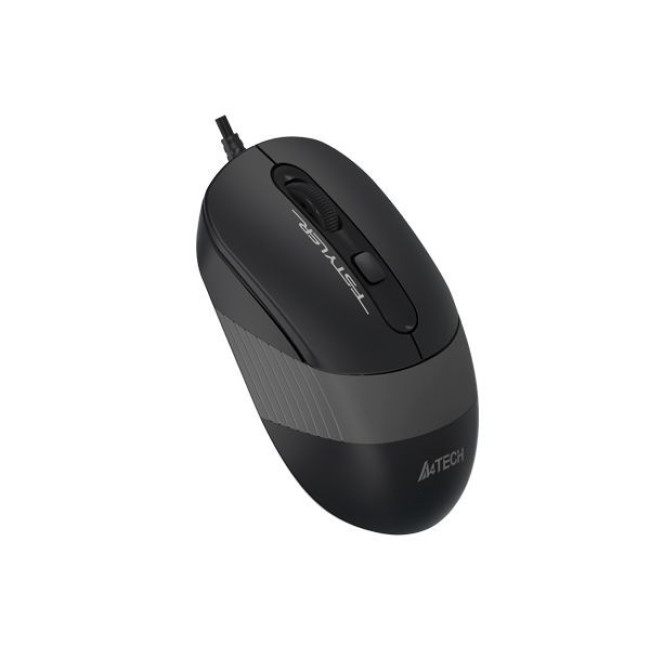 Миша дротова Fstyler, USB, 1600 dpi, чорний + сірий