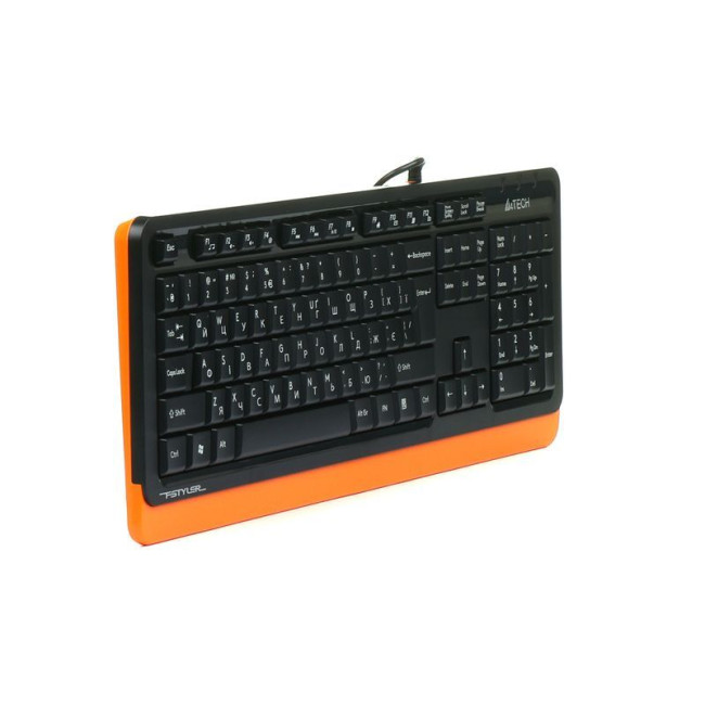 Клавіатура Fstyler Sleek MMedia Comfort, USB, помаранчевий