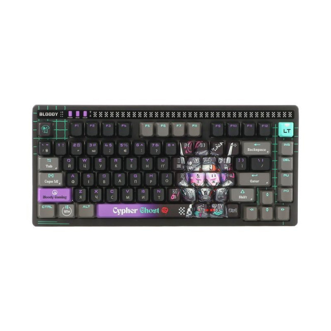 Клавіатура оптична ігрова, USB, RGB підсвічування, Alpha Optical Switch