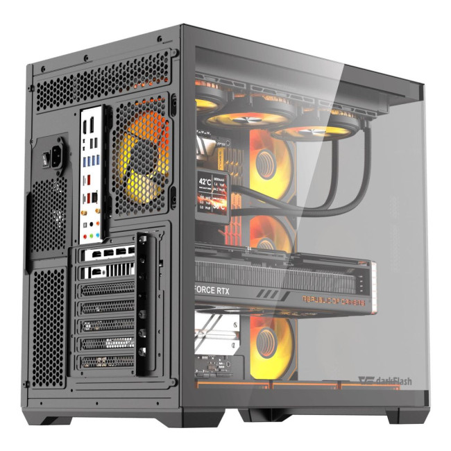 CASE FULL TOWER EATX W/O PSU/C280 BLACK DARK FLASH