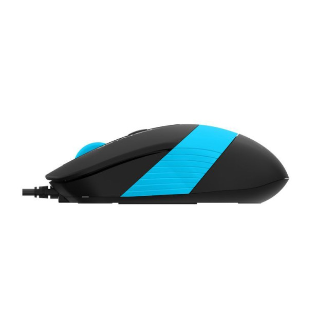 Миша дротова безшумна Fstyler, USB, 1600 dpi, синій