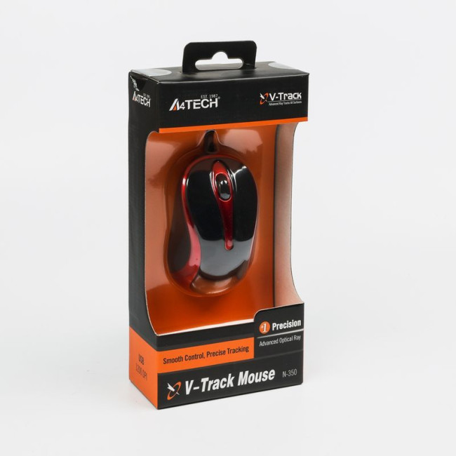 Миша дротова міні V-Track USB, 1200 DPI, 4D колесо