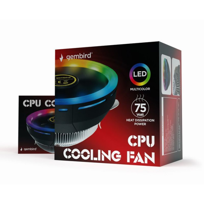Кулер універсальний, 12.4 см, TDP 75 Вт, Intel LGA 775/115X/1200 та AMD