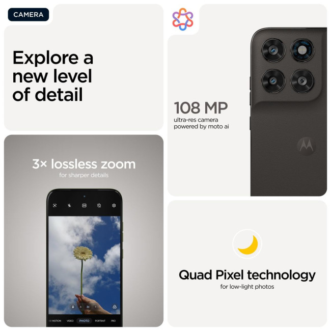 Мобільний телефон MOTO G77 8/256GB BLK OLIVE PBAW0026RS MOTOROLA
