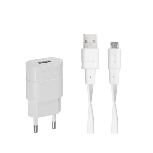Мережевий зарядний пристрій, USB, 1 порт, кабель micro USB