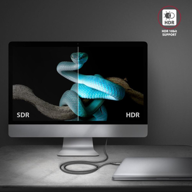 Кабель USB-C TO HDMI 1.8M RVC-HI2MC AXAGON