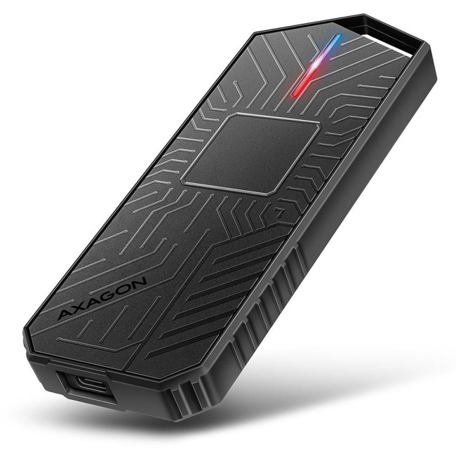 Зовнішній карман для SSD-накопичувачів AXAGON EEM2-GAM USB-C 10Gbps - M.2 NVMe & SATA SSD GAME M.2 box