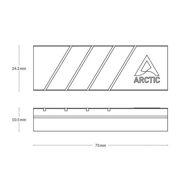 Радіатор охолодження до накопичувача SSD M2 PRO M.2 ACOTH00001A ARCTIC
