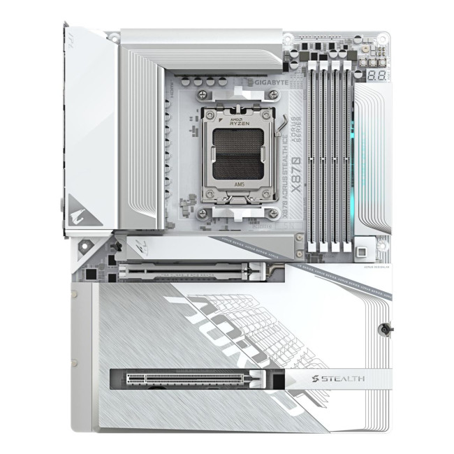 Материнська плата AMD X870 SAM5 ATX X870 A STEALTH ICE GIGABYTE
