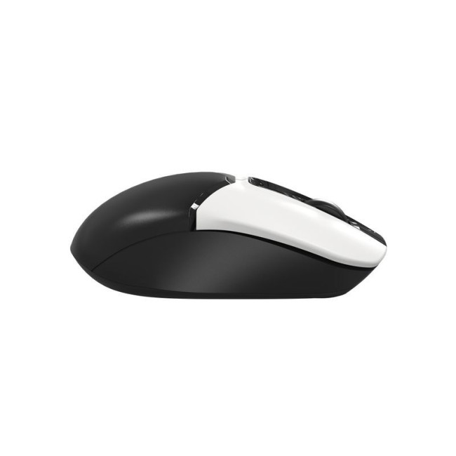 Миша бездротова безшумна Fstyler, Bluetooth / 2.4 ГГц, чорний + білий