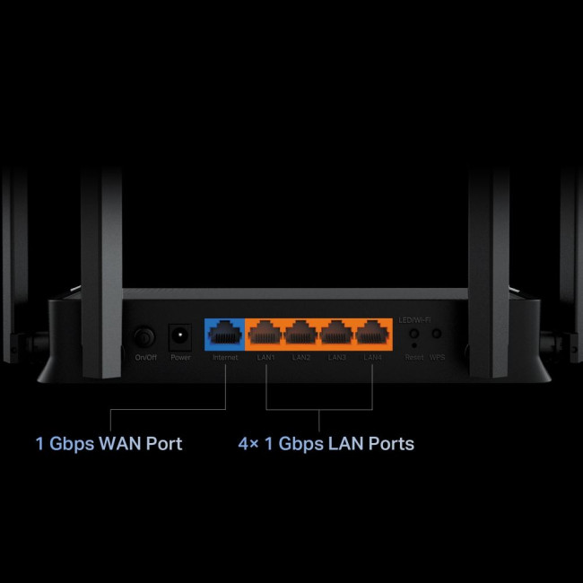 Бездротовий маршрутизатор TP-Link Archer BE220 BE3600