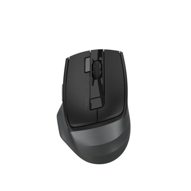 Миша бездротова безшумна Fstyler, Bluetooth / 2.4 ГГц, вбудований акумулятор, 2000DPI, сірий+чорний