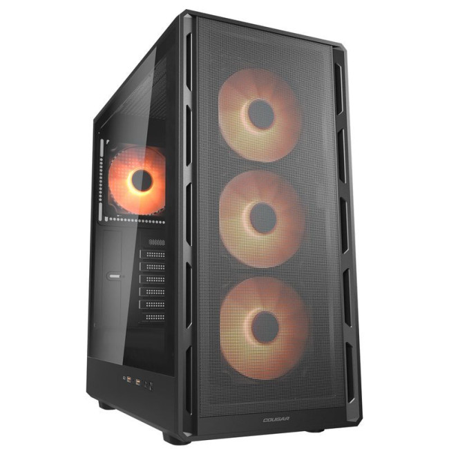Ігровий корпус, 3*120mm ARGB, 1*120mm ARGB вентилятори передвстановлені, ATX/mATX/mini-ITX, скляне вікно
