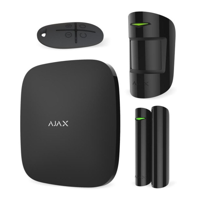Ajax StarterKit 2 (8EU) black комплект охоронної сигналізації (000023479)