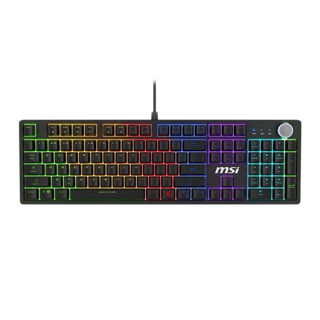 Клавіатура ігрова MSI FORGE GK320 UA Red Switches чорна
