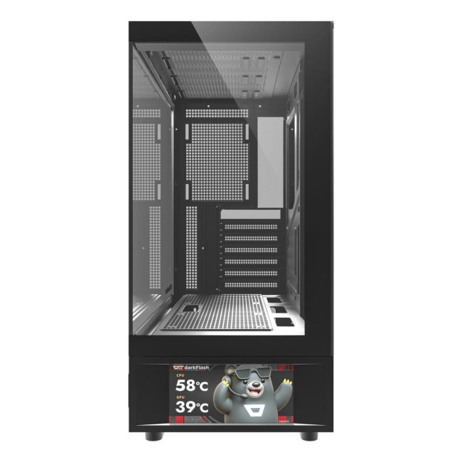 CASE MIDITOWER ATX W/O PSU/DS950V BLACK DARK FLASH