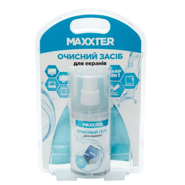 Очисний гель TFT/LCD 200 мл + серветка 25 х 25 см