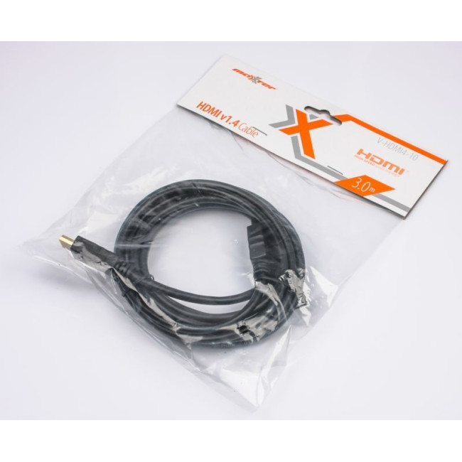 Кабель HDMI V.2.0, 4К 60 Гц, позолочені конектори, 3 м