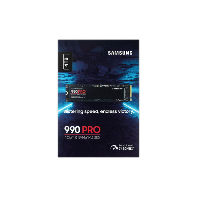 Твердотільний запам’ятовувальний пристрій накопичувач (SSD) G4 M.2 NVME 4TB 990 PRO MZ-V9P4T0BW SAMSUNG