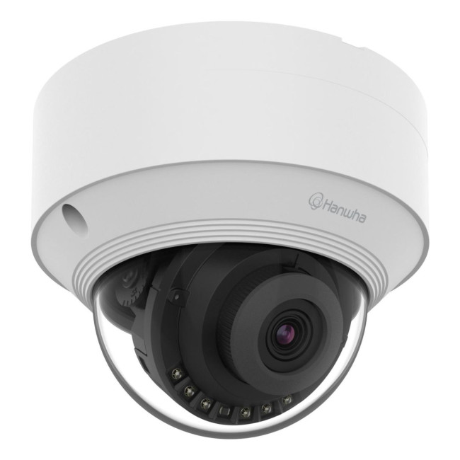 Мережева камера купольна 5MP @ 30fps, fix lens 3mm (H:100°/V: 73°) QNV-C8013R HANWHA VISION