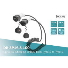 Кабель EV CHARGING 10M 16A DK-3P16-S-100 ASSMANN