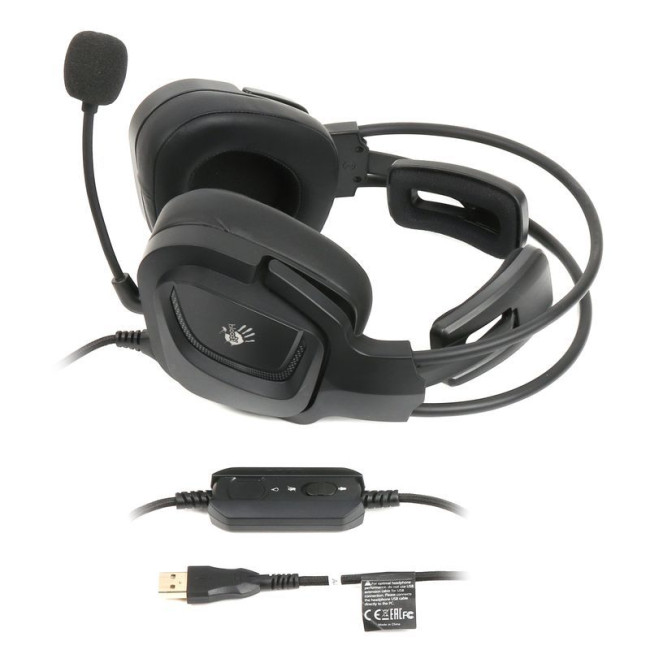 Ігрові навушники з мікрофоном, Hi Fi, 7.1 віртуальний звук, RGB підсвічування, USB