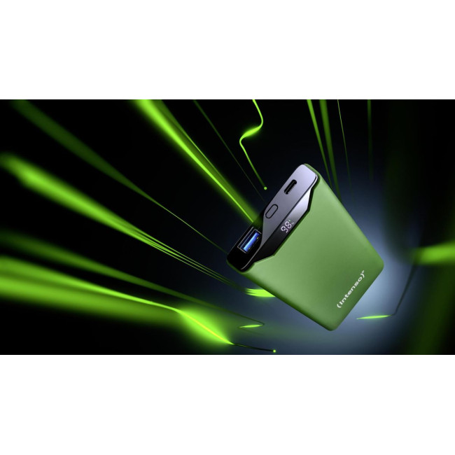 Портативний зарядний пристрій USB 10000MAH QC3.0 GREEN F10000 7332037 INTENSO
