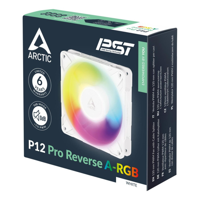 Корпусний вентилятор 120MM P12PRO REV ARGB WHITE ACFAN00325A ARCTIC
